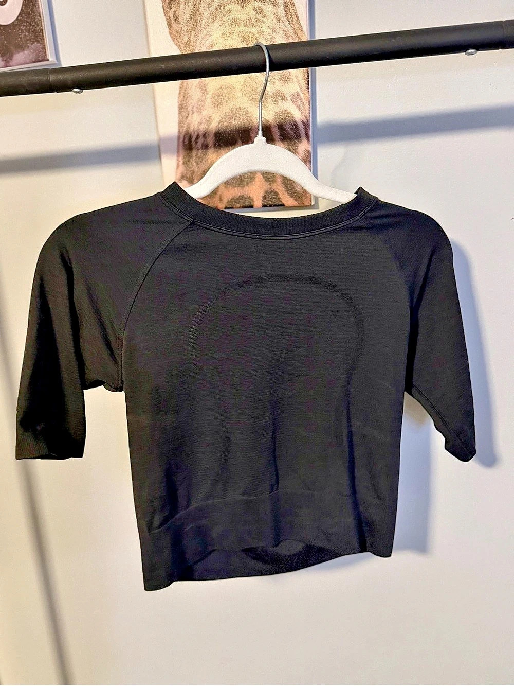 lululemon All It Takes Back-Twist Ribbed Short-Sleeve Shirt Black